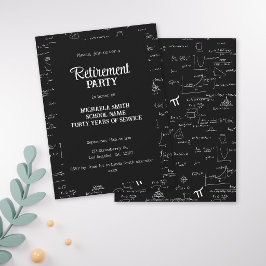 Invitación Fiesta de Jubilación de Profesor de Matemáticas en