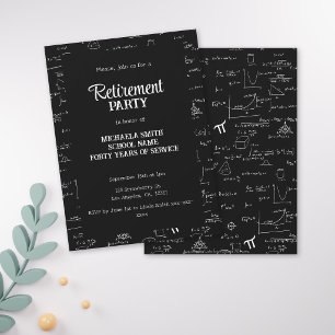 Invitación Fiesta de Jubilación de Profesor de Matemáticas en