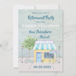 Invitación Fiesta de Jubilación de Tema de Viajes