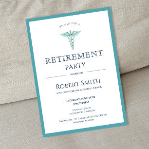 Invitación Fiesta de Jubilación del Caduceo Médico Moderno