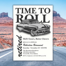 Fiesta de Jubilación del Coche Clásico Gris a Roda