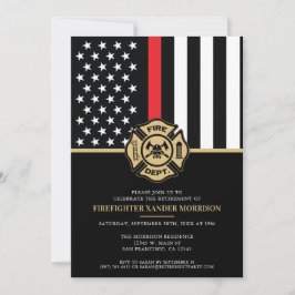 Invitación Fiesta de Jubilación del Departamento de Bomberos