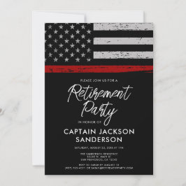 Invitación Fiesta de Jubilación del Departamento de Bomberos