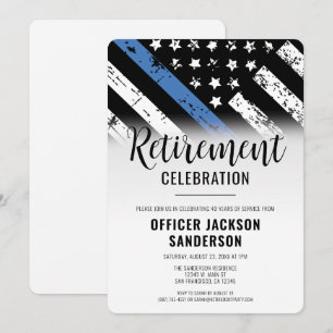 Invitación Fiesta de Jubilación del Departamento de Policía