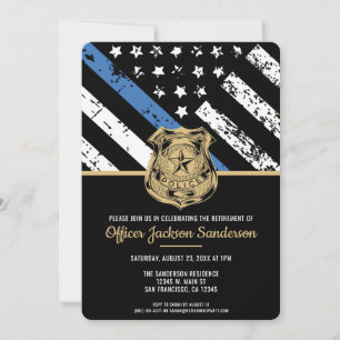 Invitación Fiesta de Jubilación del Departamento de Policía