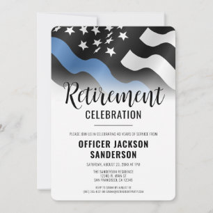 Invitación Fiesta de Jubilación del Departamento de Policía