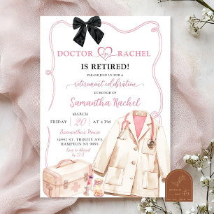 Invitación Fiesta de Jubilación del Doctor de Lazo Negro
