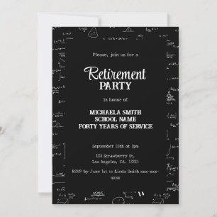 Invitación Fiesta de jubilación del profesor de matemáticas e