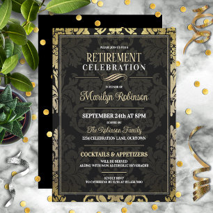 Invitación Fiesta de Jubilación Elegante
