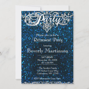 Invitación Fiesta de Jubilación Elegante Encanto