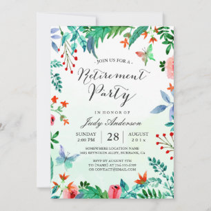 Invitación Fiesta de Jubilación Floral de la Vegetación de lo