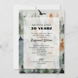 Invitación Fiesta de Jubilación Forestal Misty