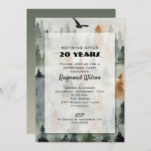 Invitación Fiesta de Jubilación Forestal Misty