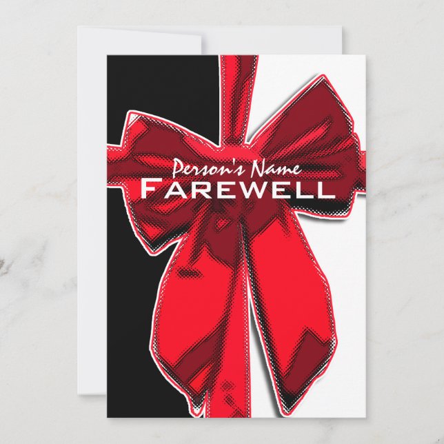 Invitación fiesta de jubilación jubilado PERSONALIZAR de desp (Anverso)