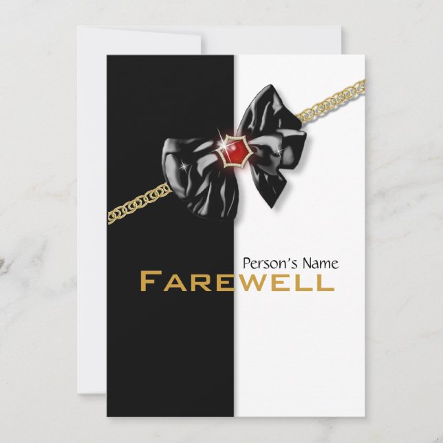 Invitación fiesta de jubilación jubilado PERSONALIZAR de desp (Anverso)