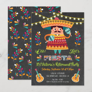 Invitación Fiesta de Jubilación Mariachi Mexicana Fiesta