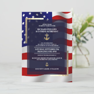 Invitación FIESTA de Jubilación Militar de la Bandera de Esta