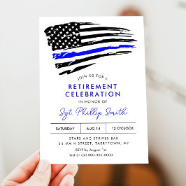 Invitación Fiesta de Jubilación Militar de la Policía de LIBE