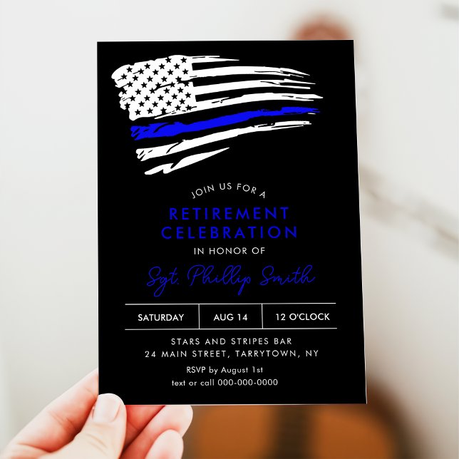 Invitación Fiesta de Jubilación Militar de la Policía de LIBE (Subido por el creador)