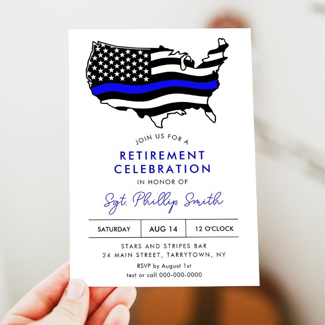Invitación Fiesta de Jubilación Militar de la Policía de LIBE (Subido por el creador)