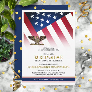 Invitación Fiesta de Jubilación Militar del Águila Dorada