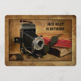 Invitación Fiesta de Jubilación para Fotógrafo