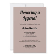 Fiesta de Jubilación Personalizada