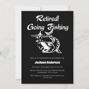 Invitación Fiesta de Jubilación Pescando