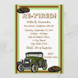 Invitación Fiesta de Jubilación Recansada