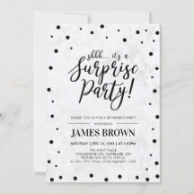Fiesta de Jubilación Sorpresa con Confeti Negro y