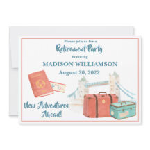 Fiesta de Jubilación Tema de Viajes  