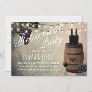 Invitación Fiesta de Jubilación Vintage