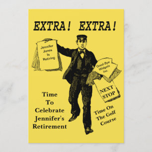 Invitación Fiesta de Jubilación Vitria Diario extra extra ext