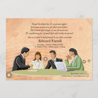 Invitación Fiesta de jubilaciones de la oficina de la confere