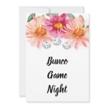 Fiesta de juego de los dados florales de Bunco