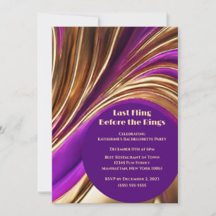 Invitación Fiesta de la Bachelette - Última huida antes de lo