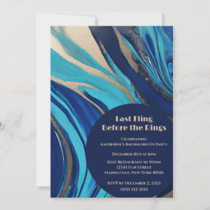 Invitación Fiesta de la Bachelette - Última huida antes de lo