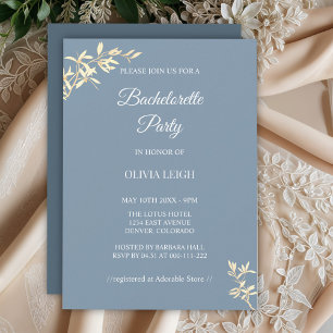 Invitación Fiesta de la Bachelorette de la Sinfonía Floral de