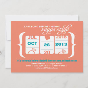 Invitación Fiesta de la bachillerato de la máquina de ranura 