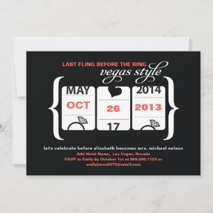 Invitación Fiesta de la bachillerato de la máquina de ranura 