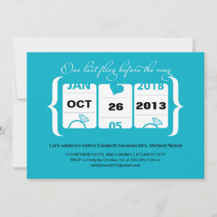 Invitación Fiesta de la bachillerato de la máquina de ranura