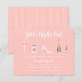 Invitación Fiesta de la bachillerato de la noche del chica