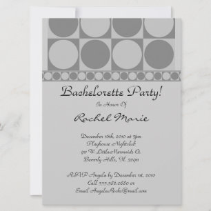 Invitación Fiesta de la bachillerato súper cuta
