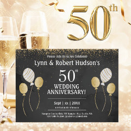 Invitación Fiesta de la Boda de Oro en el 50° aniversario