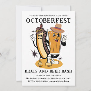 Invitación Fiesta de la caída de las brasas y la cerveza de O