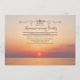 Invitación Fiesta de la Casa de Amanecer de la Playa