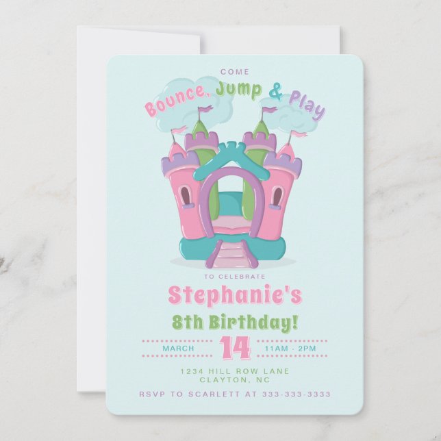 Invitación Fiesta de la casa de Bonza (Anverso)