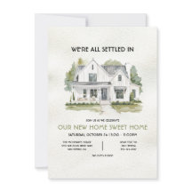 Fiesta de la casa de campo blanca moderna