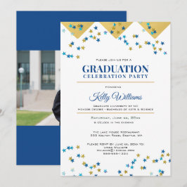 Invitación Fiesta de la celebración de la graduación fotográf