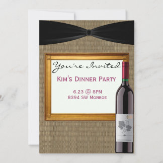 Invitación Fiesta de la cena